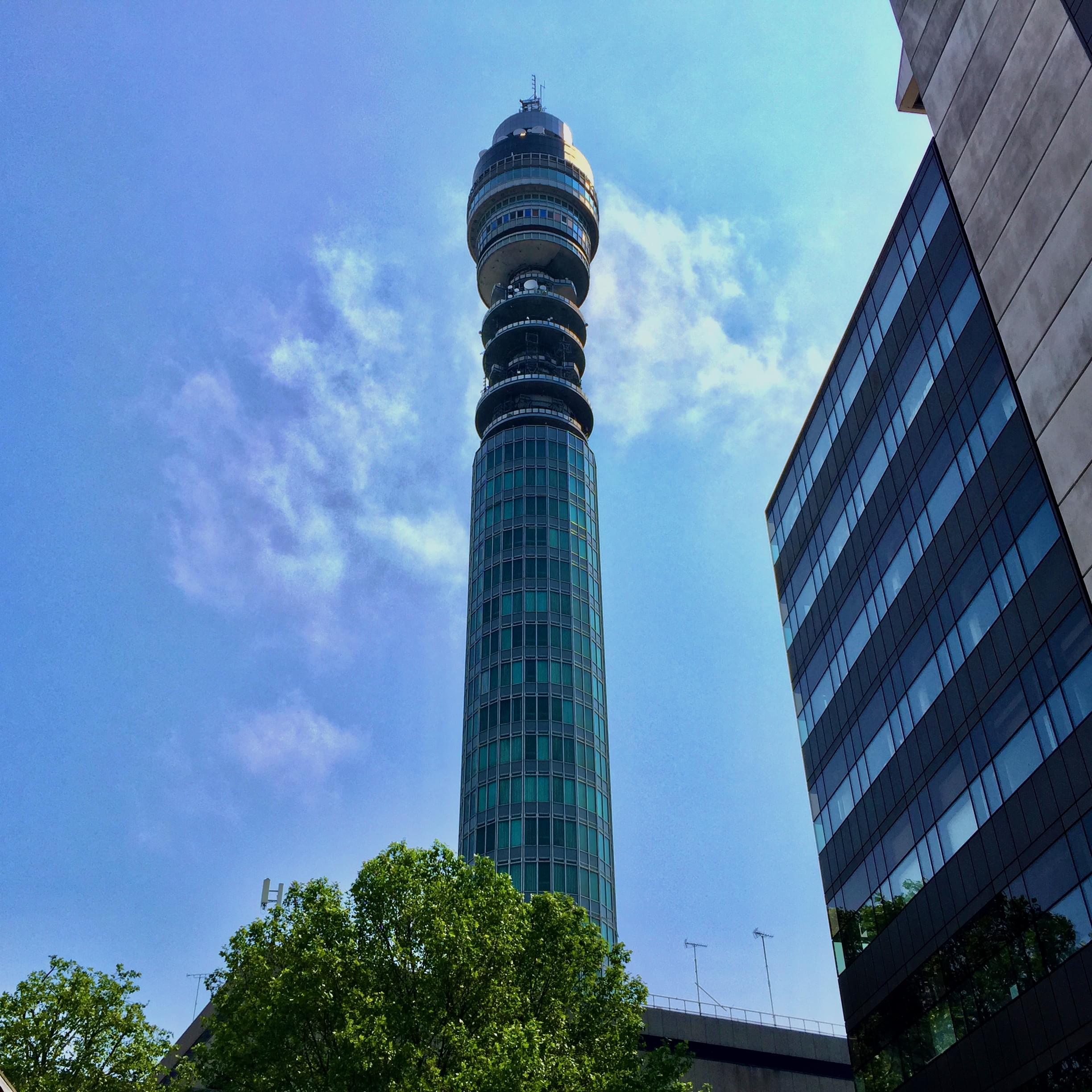 BT Tower located a few blocks from our flat.